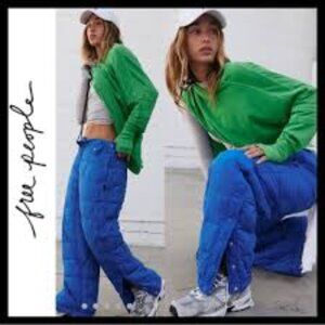 NWT: Free People Movement Pippa Packable Puffer Snow Pants Sizes Medium and Larg